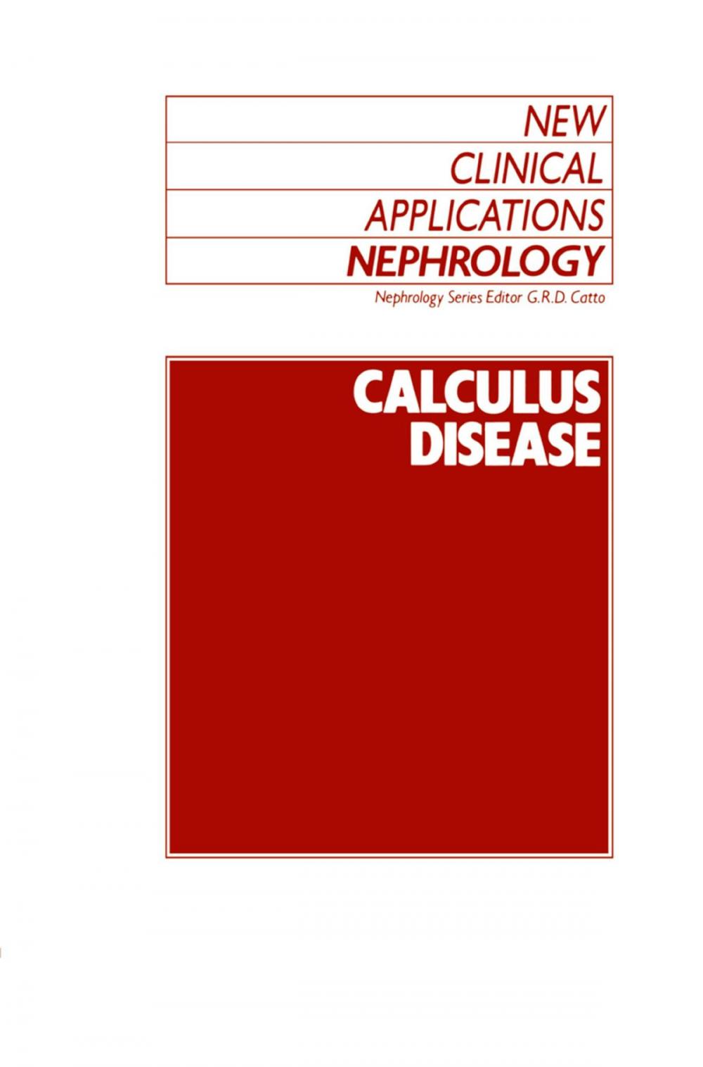 Big bigCover of Calculus Disease