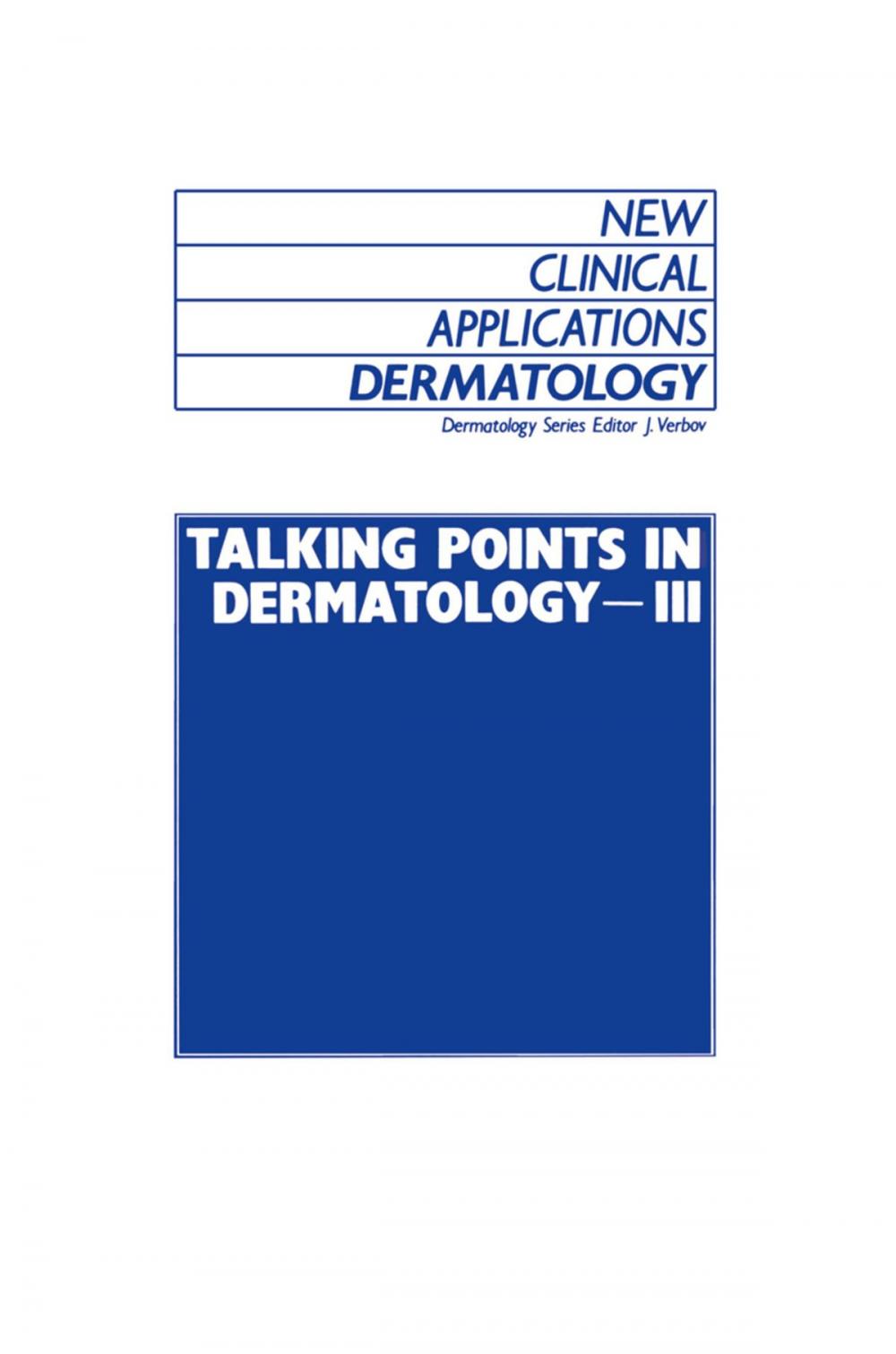 Big bigCover of Talking Points in Dermatology - III