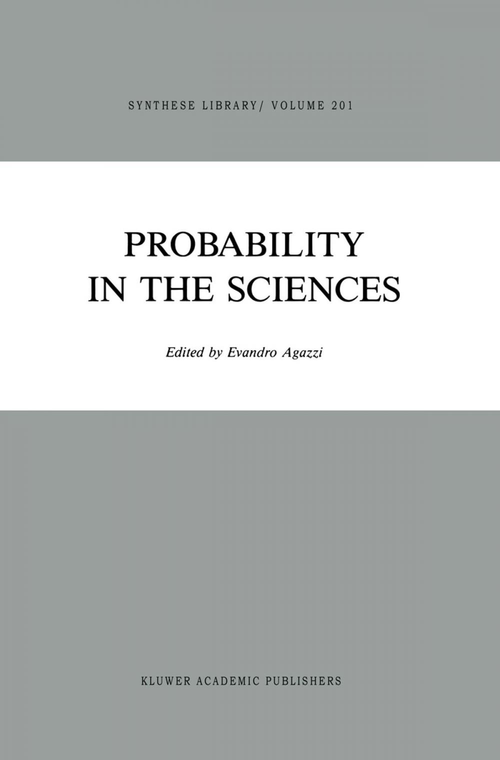 Big bigCover of Probability in the Sciences