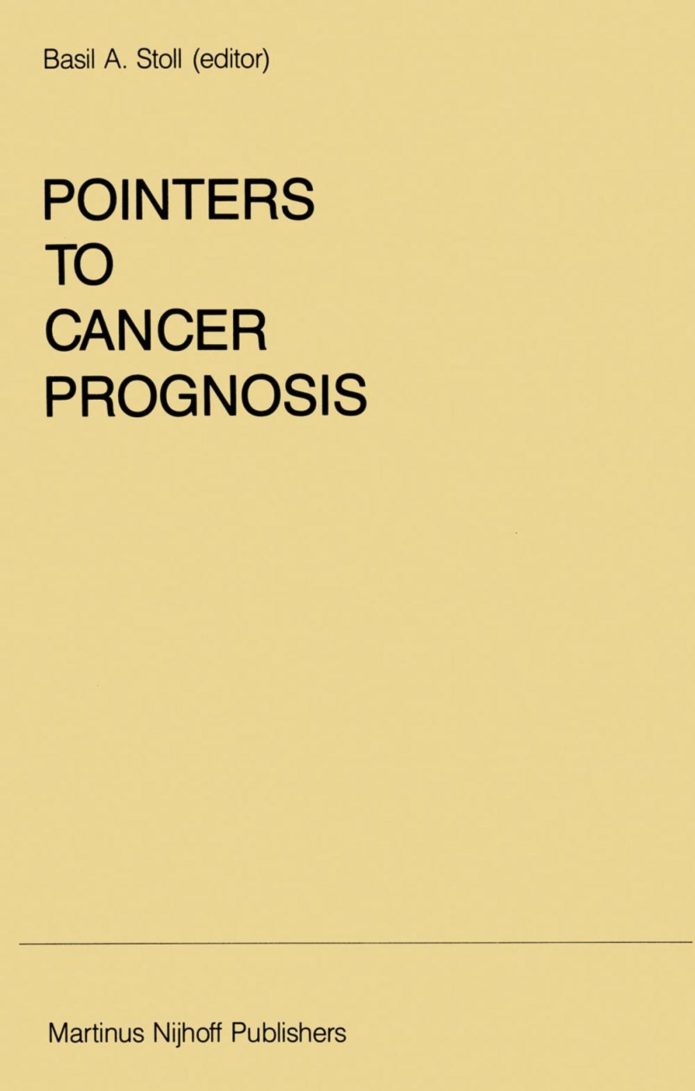 Big bigCover of Pointers to Cancer Prognosis