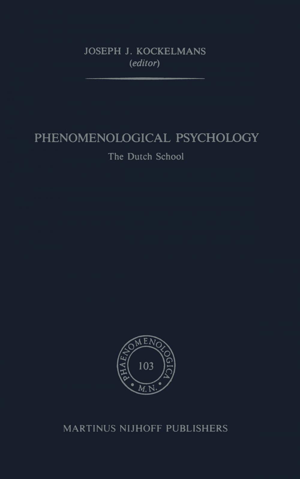 Big bigCover of Phenomenological Psychology