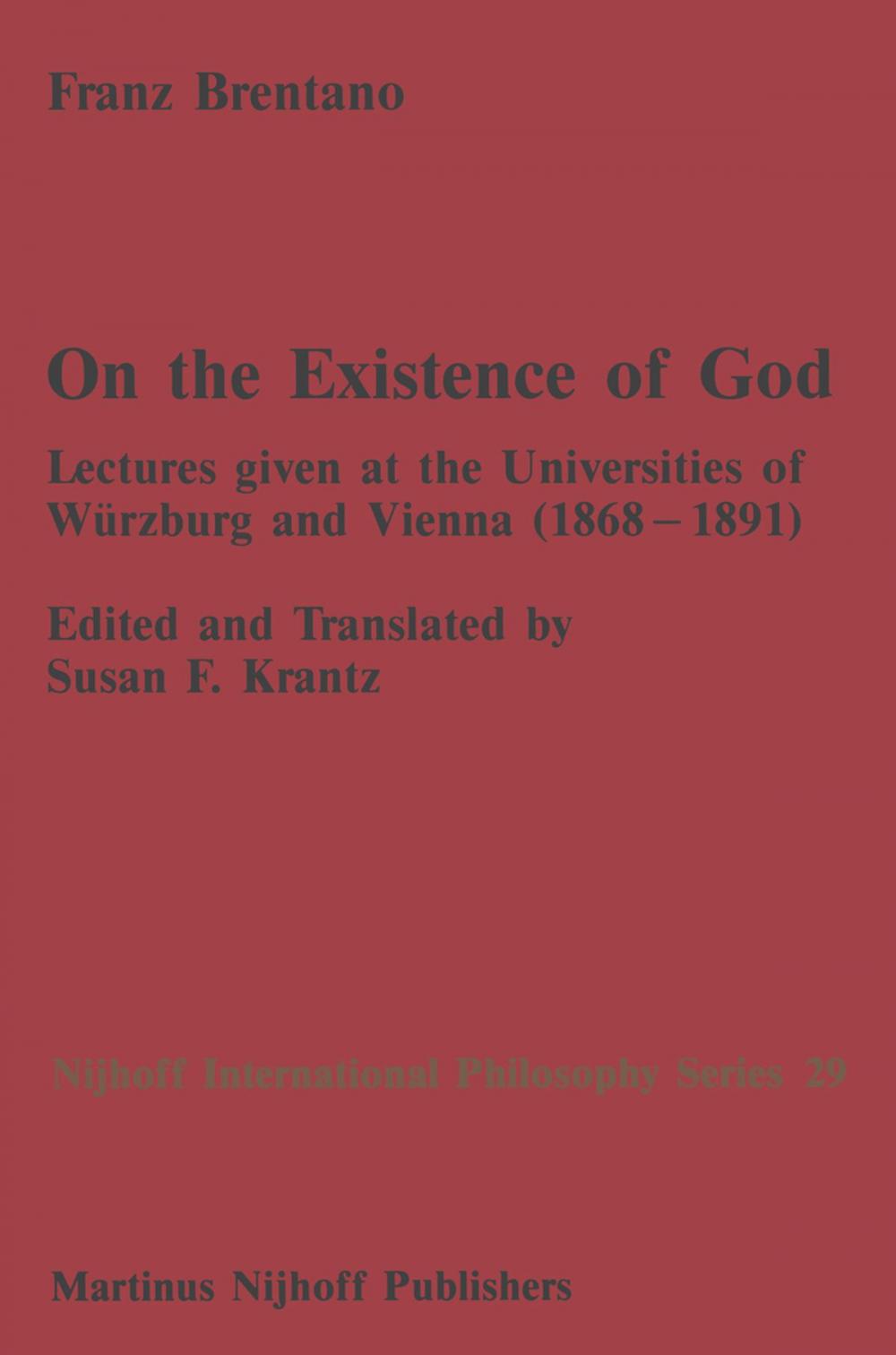 Big bigCover of On the Existence of God