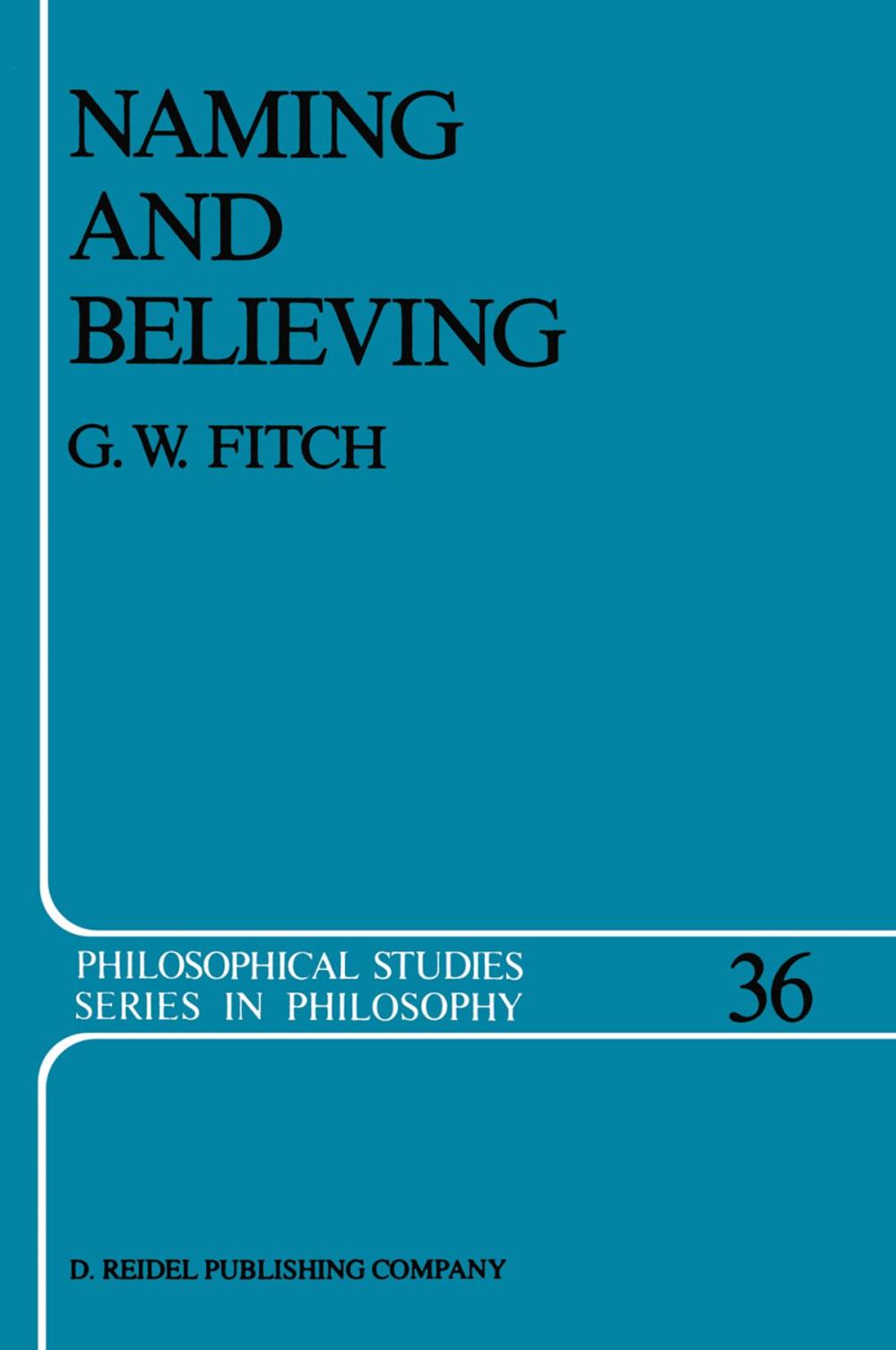 Big bigCover of Naming and Believing