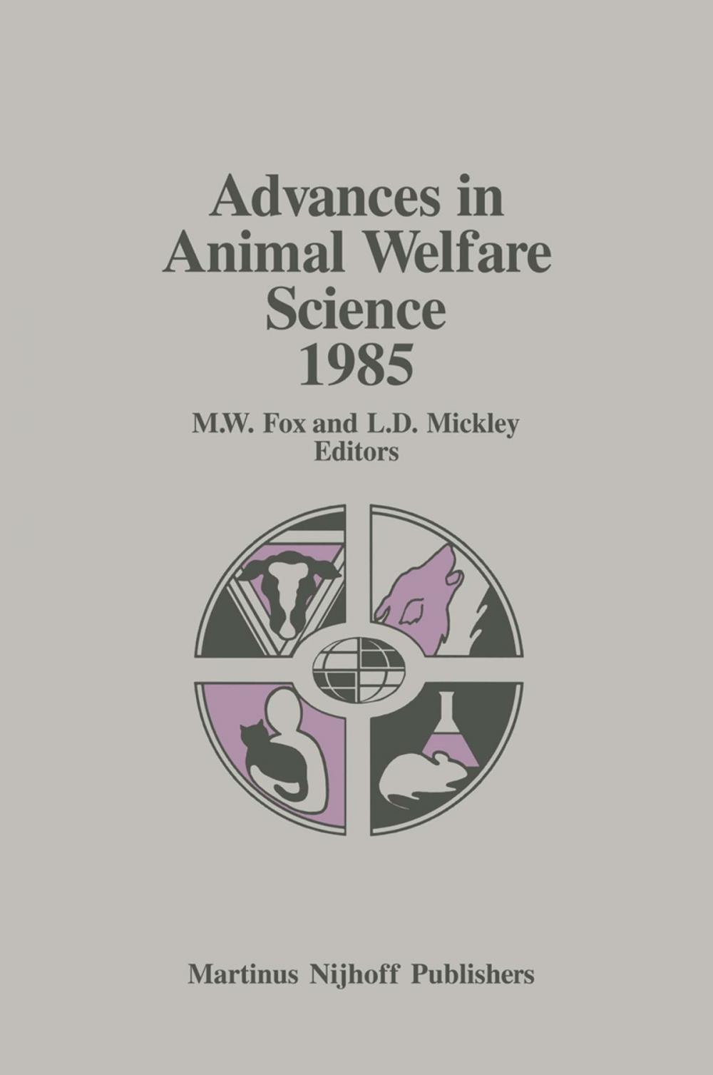 Big bigCover of Advances in Animal Welfare Science 1985