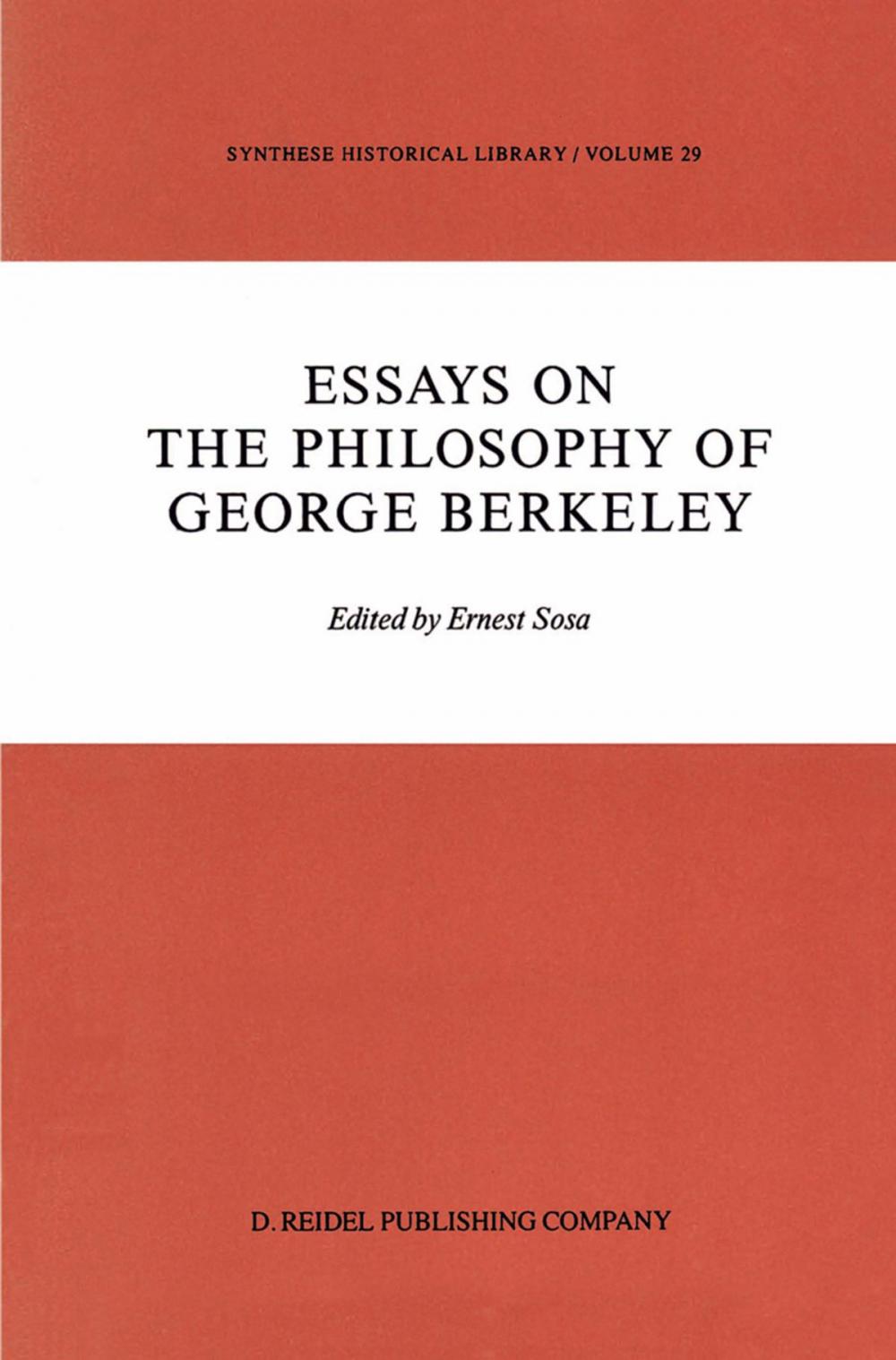 Big bigCover of Essays on the Philosophy of George Berkeley