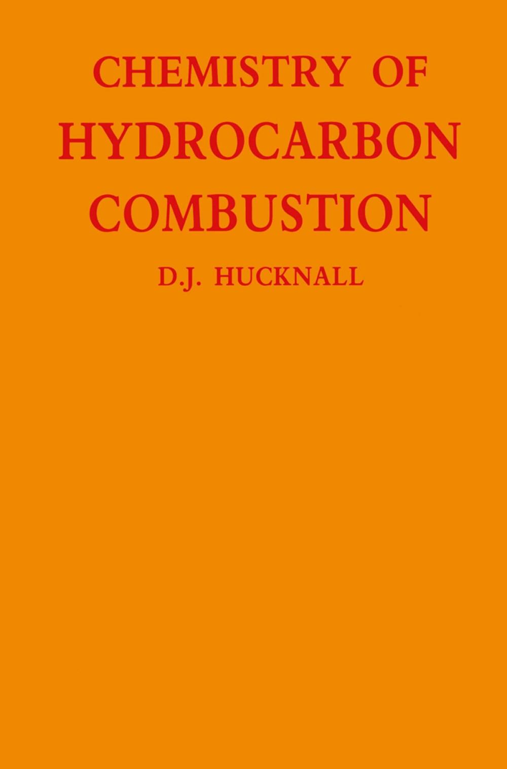 Big bigCover of Chemistry of Hydrocarbon Combustion