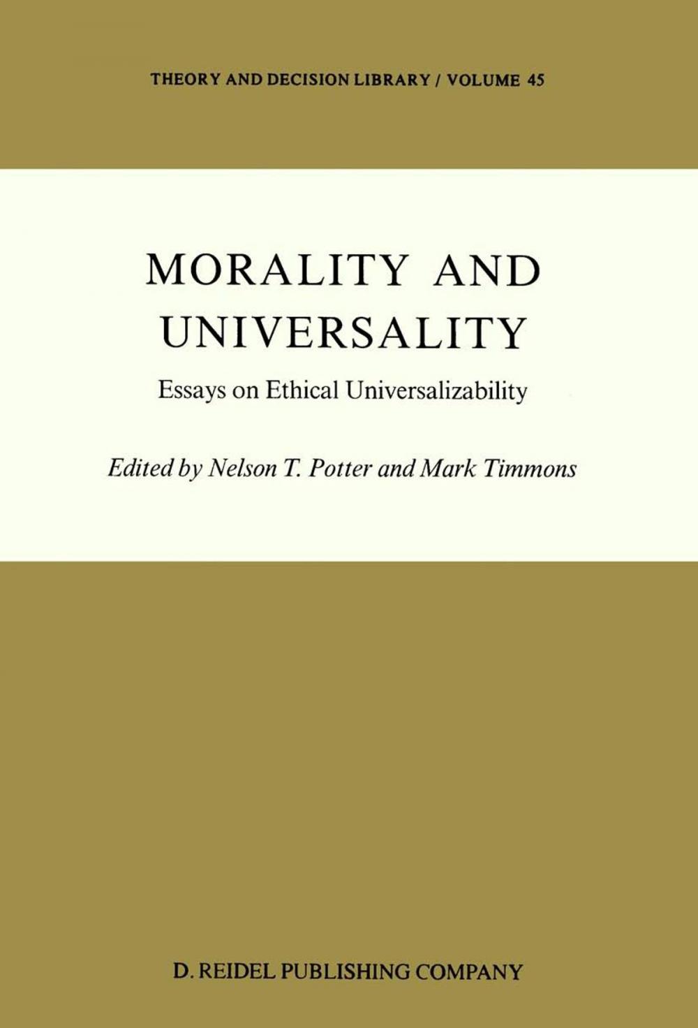 Big bigCover of Morality and Universality