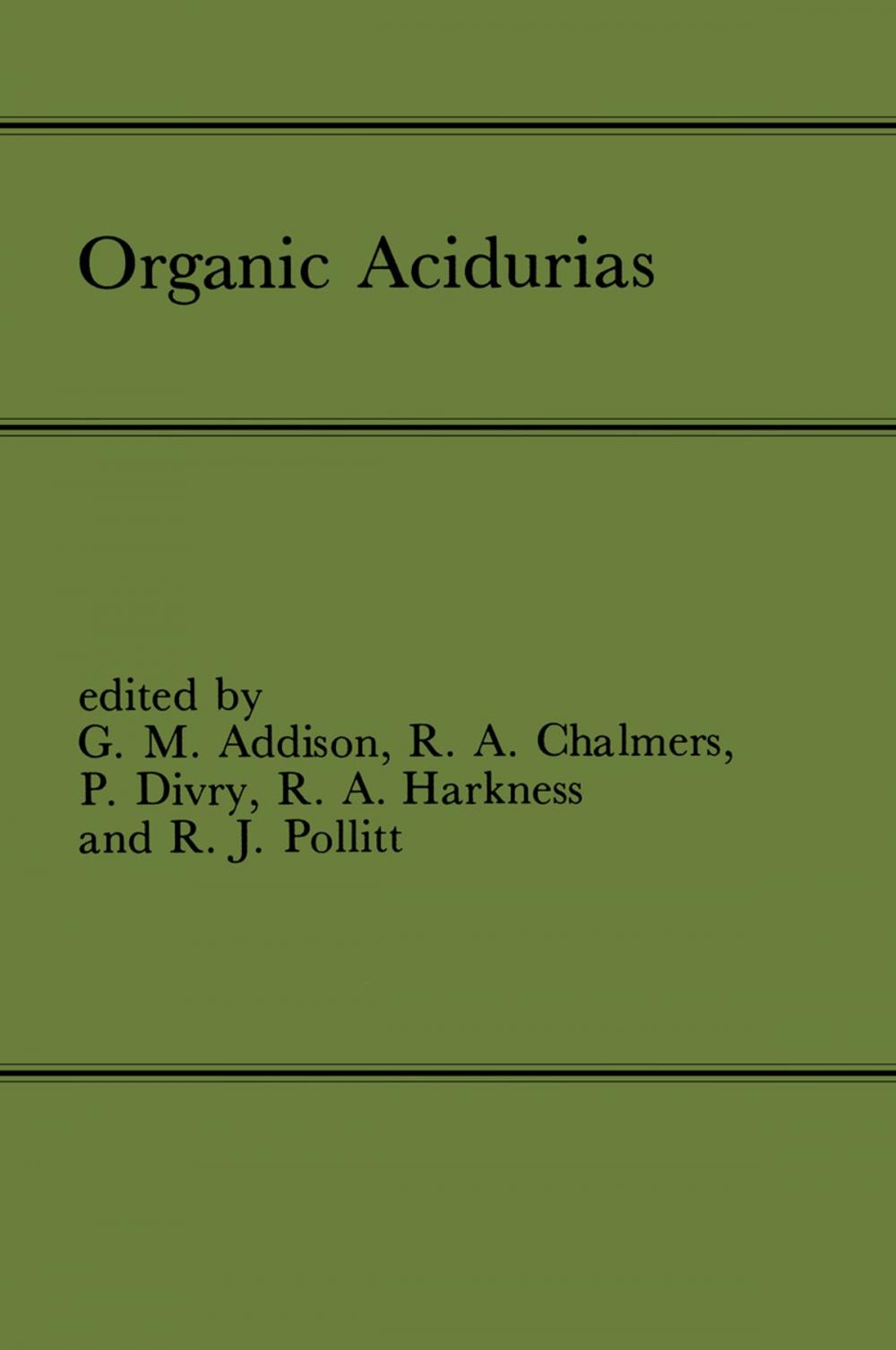 Big bigCover of Organic Acidurias