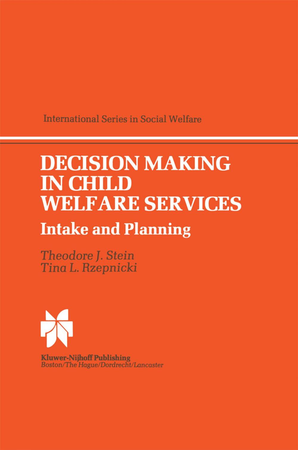 Big bigCover of Decision Making in Child Welfare Services