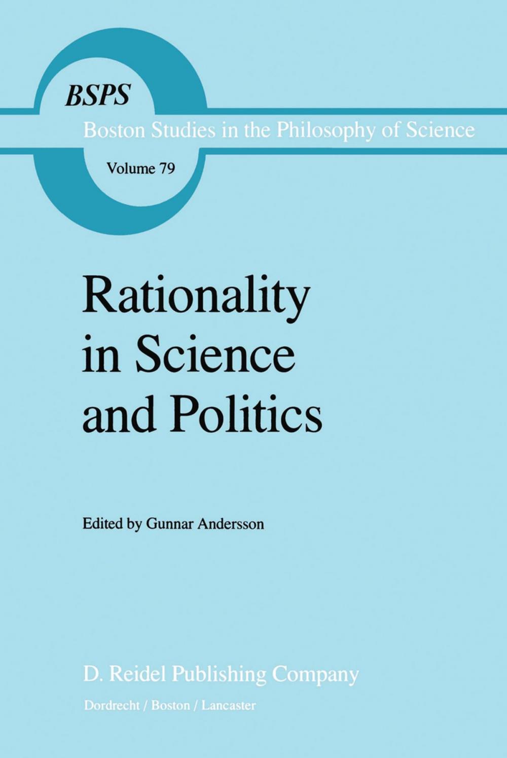 Big bigCover of Rationality in Science and Politics