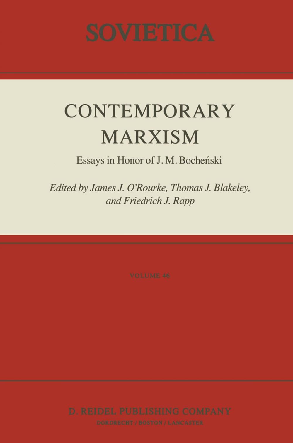 Big bigCover of Contemporary Marxism