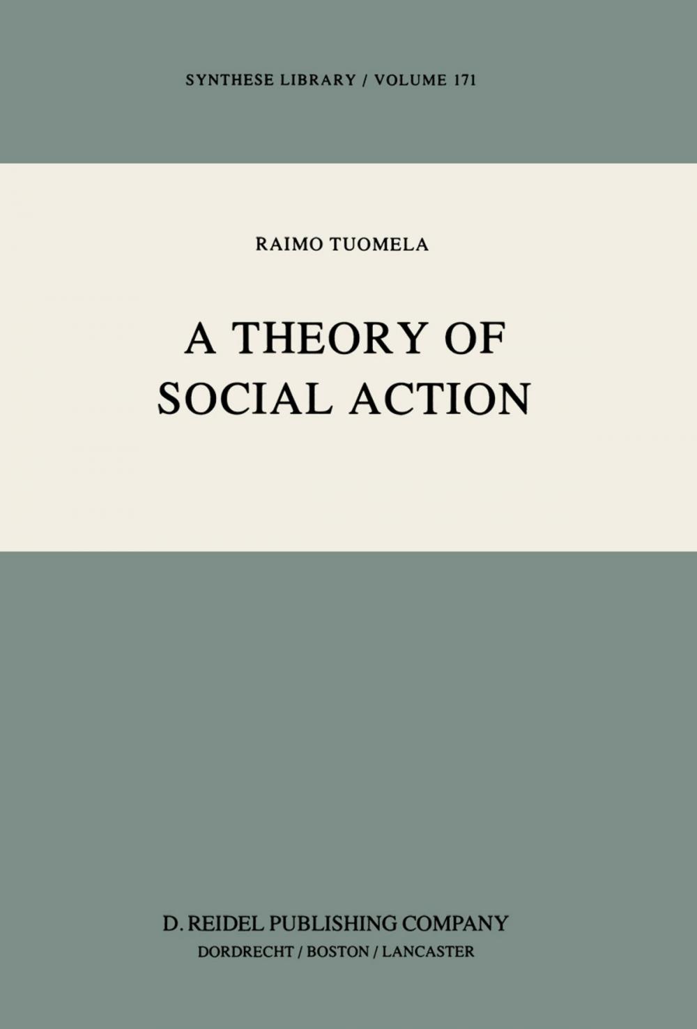 Big bigCover of A Theory of Social Action