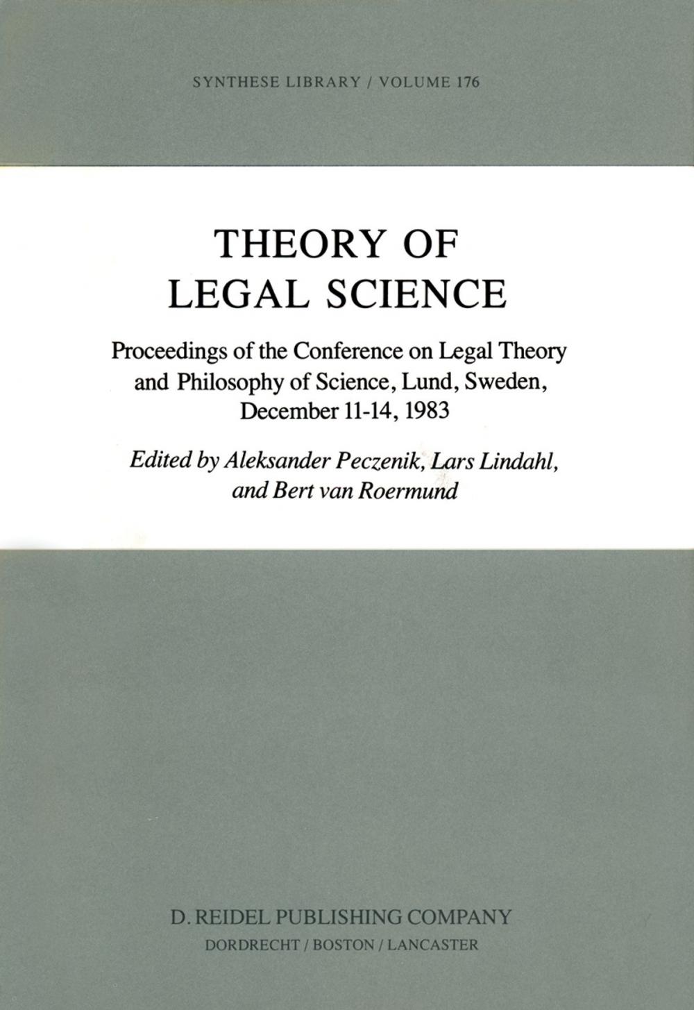 Big bigCover of Theory of Legal Science