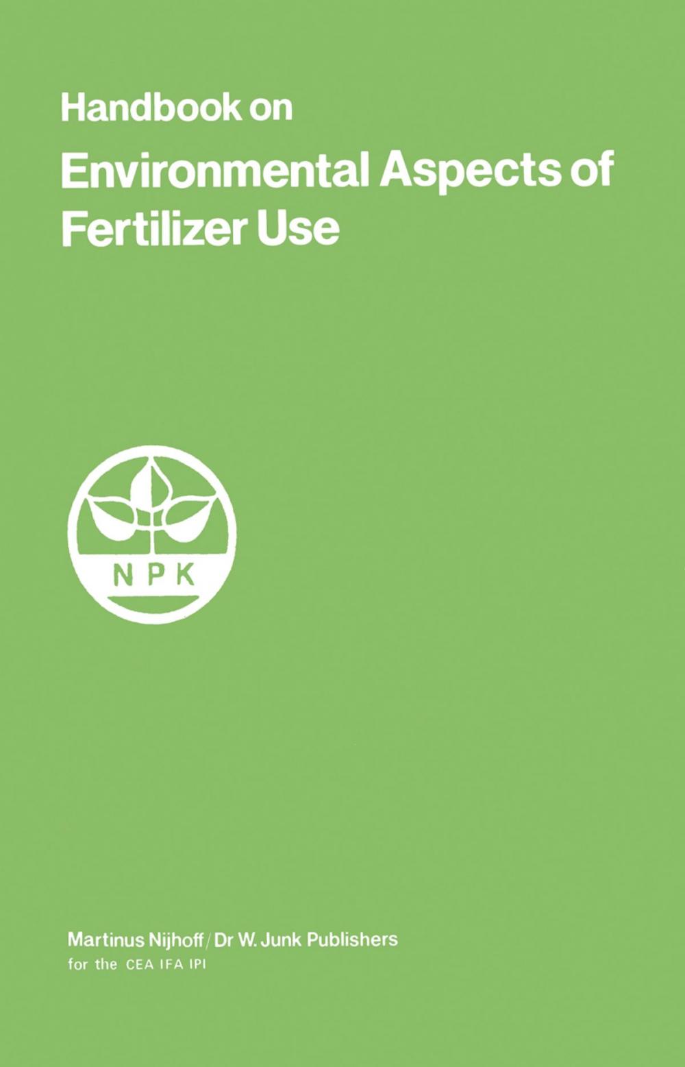 Big bigCover of Handbook on Environmental Aspects of Fertilizer Use