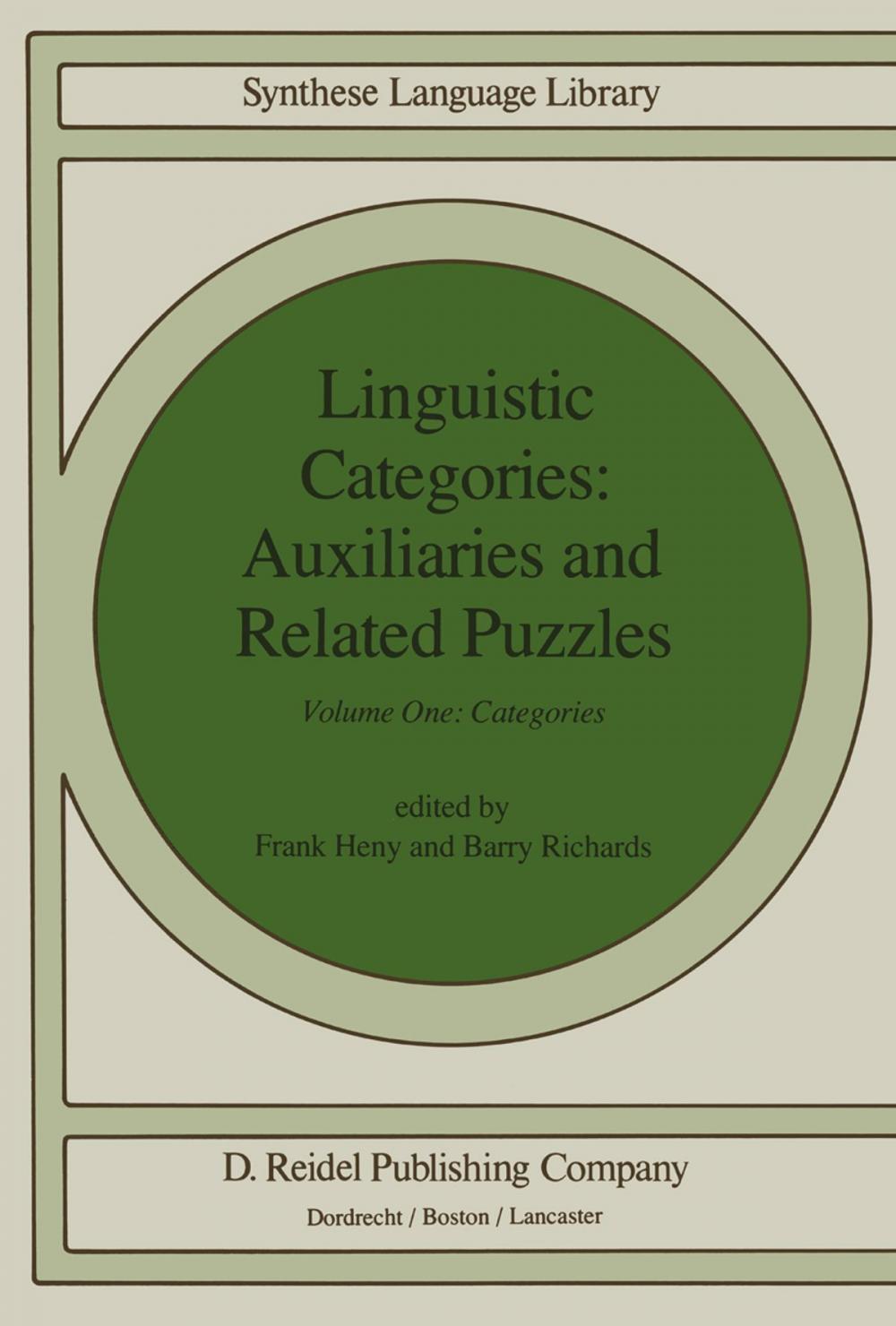 Big bigCover of Linguistic Categories: Auxiliaries and Related Puzzles