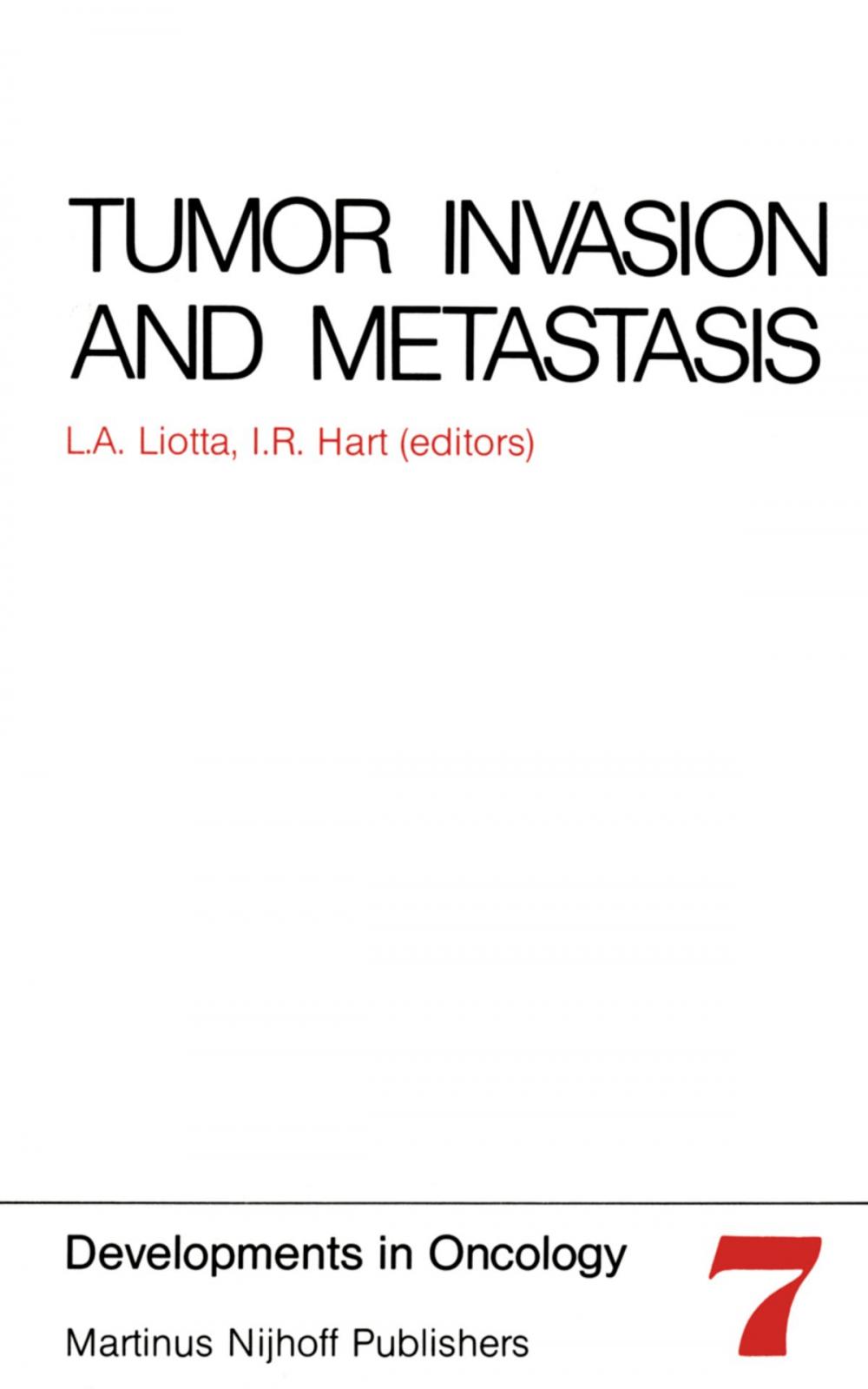 Big bigCover of Tumor Invasion and Metastasis