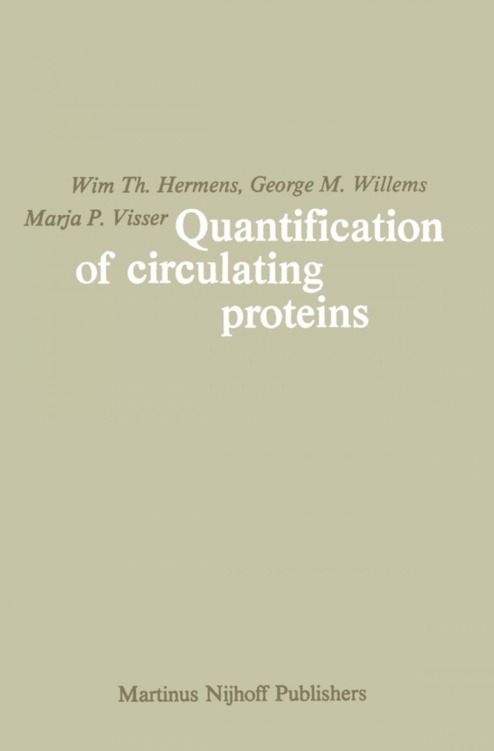 Big bigCover of Quantification of Circulating Proteins