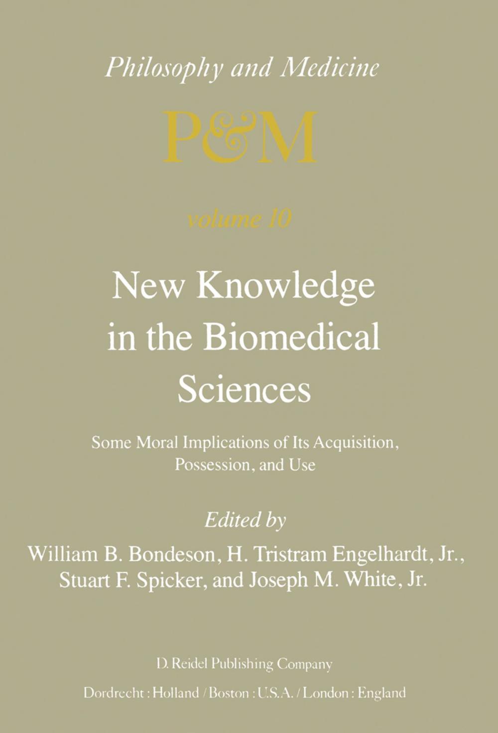 Big bigCover of New Knowledge in the Biomedical Sciences