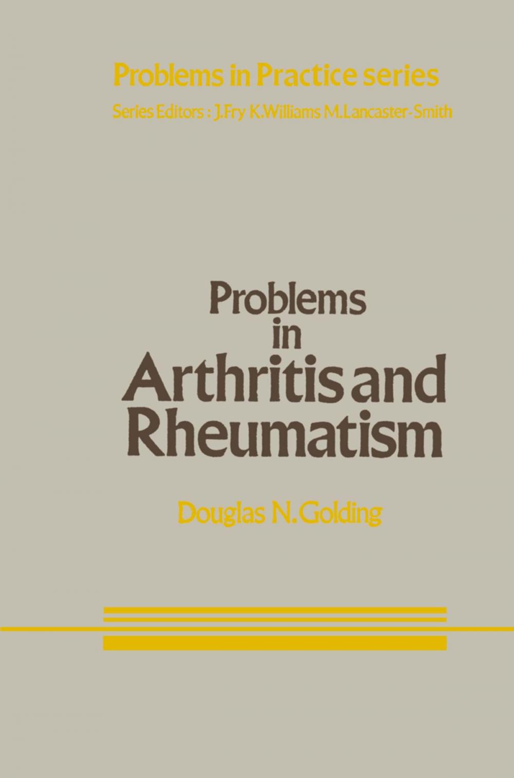 Big bigCover of Problems in Arthritis and Rheumatism