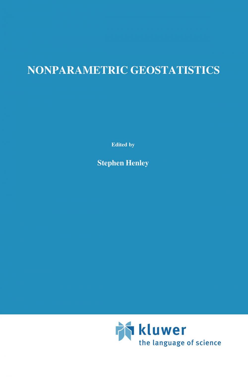 Big bigCover of Nonparametric Geostatistics