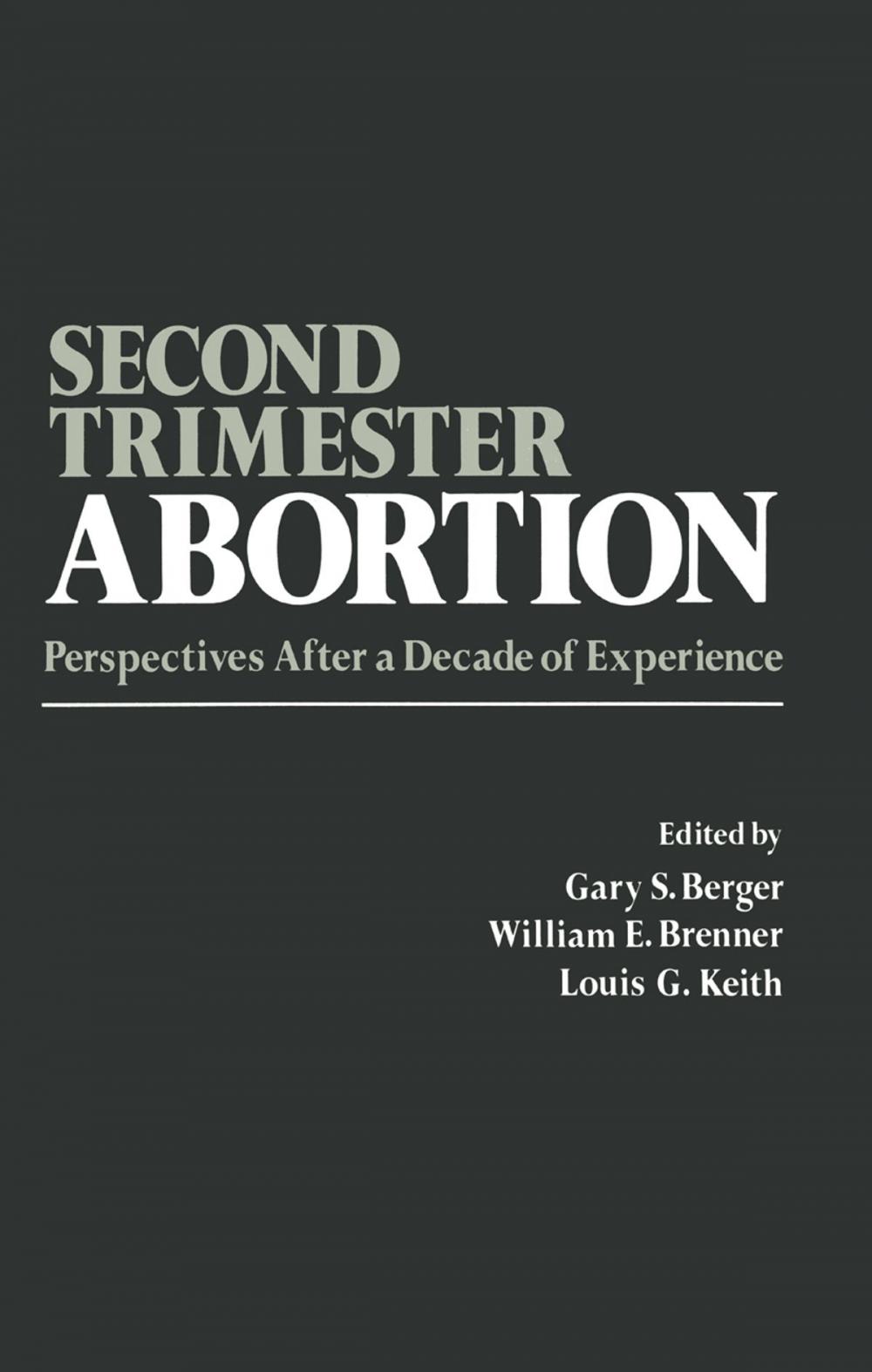 Big bigCover of Second-Trimester Abortion