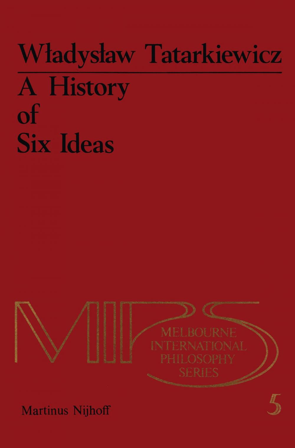 Big bigCover of A History of Six Ideas