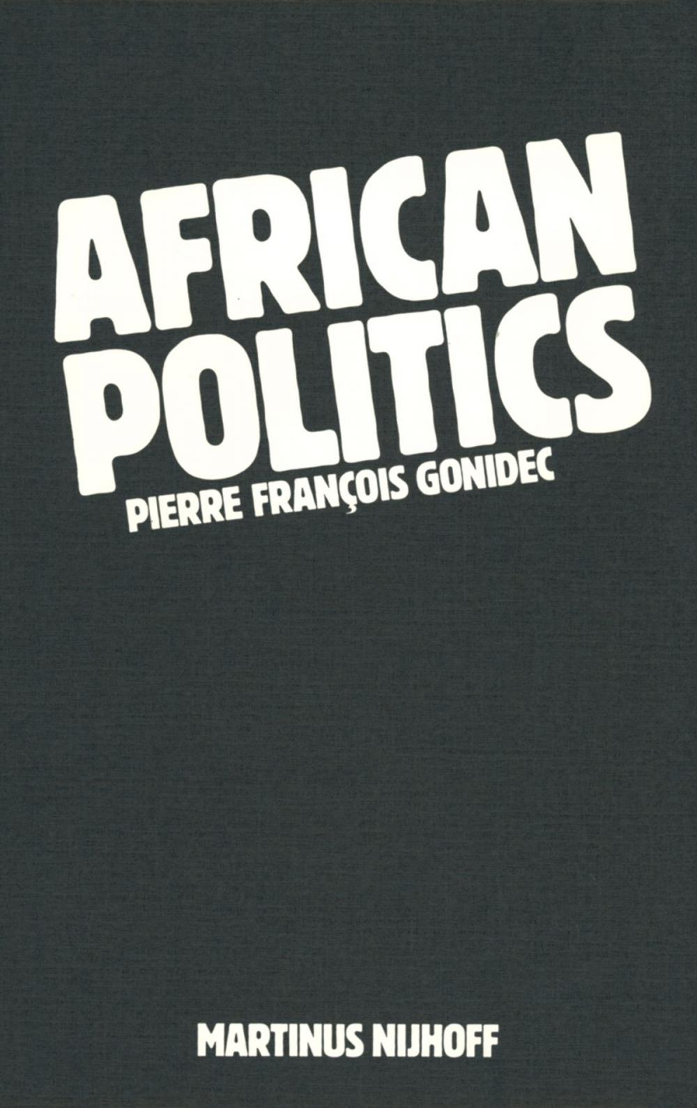 Big bigCover of African Politics