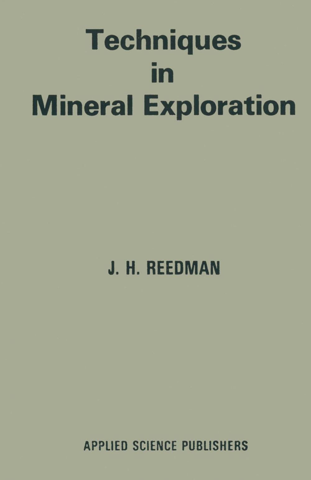 Big bigCover of Techniques in Mineral Exploration