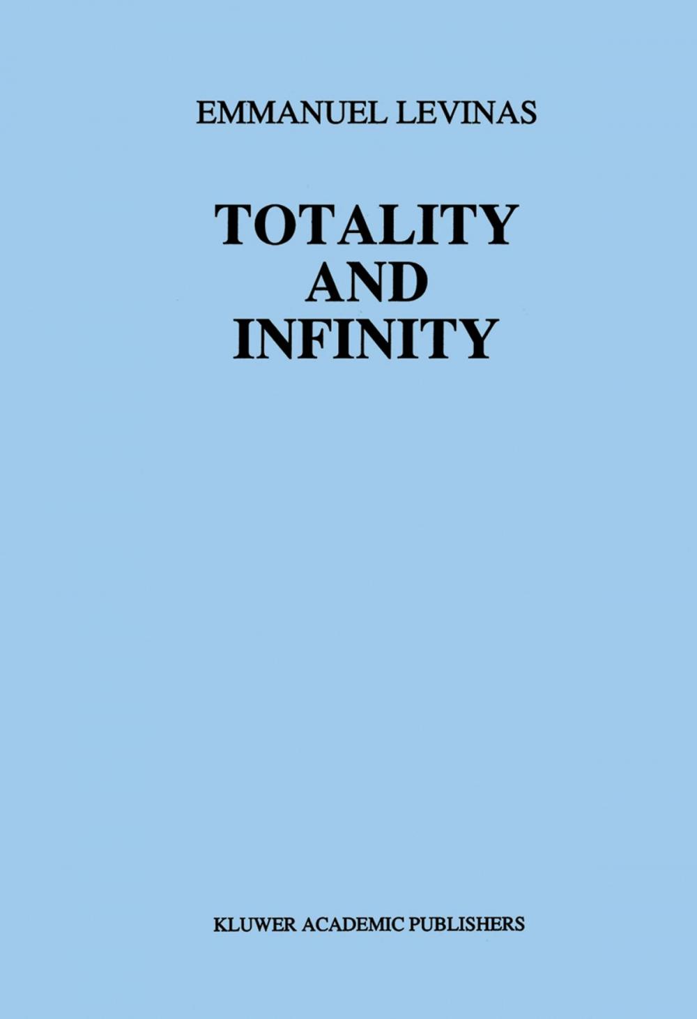 Big bigCover of Totality and Infinity