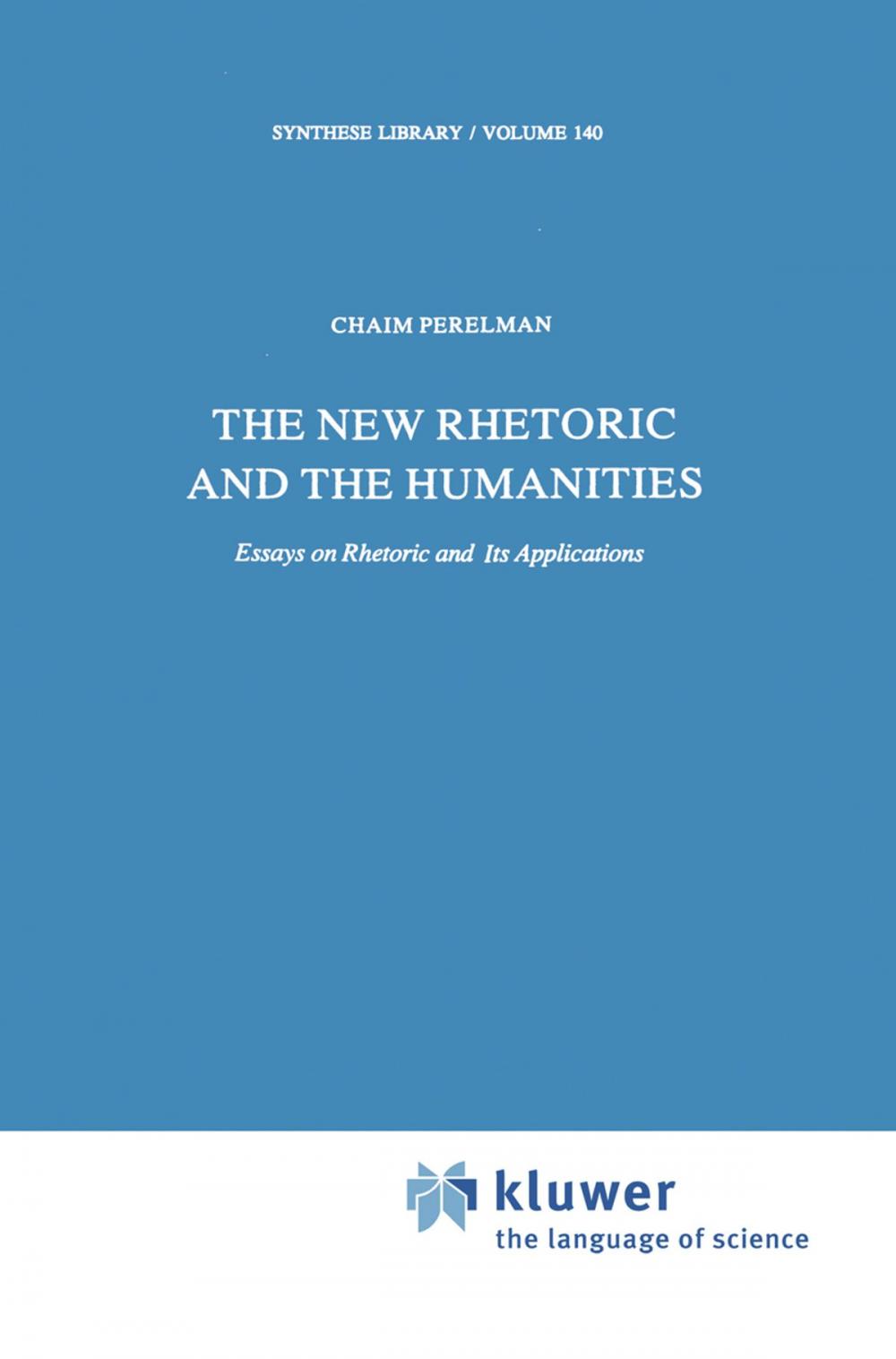 Big bigCover of The New Rhetoric and the Humanities