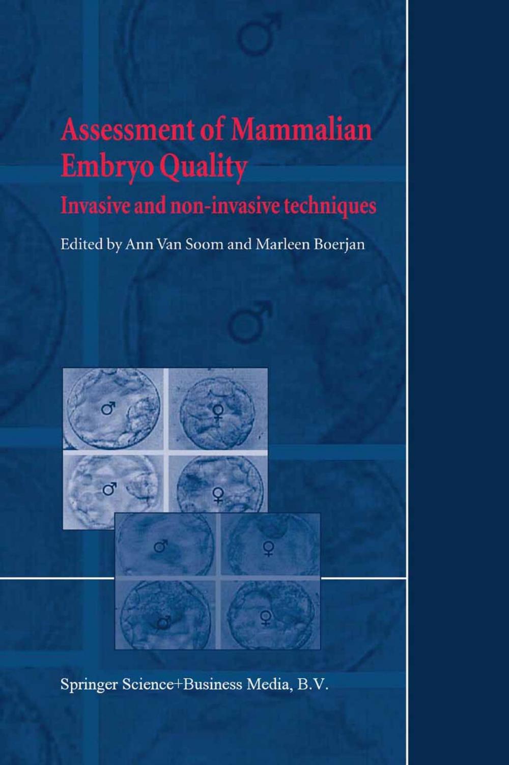 Big bigCover of Assessment of Mammalian Embryo Quality