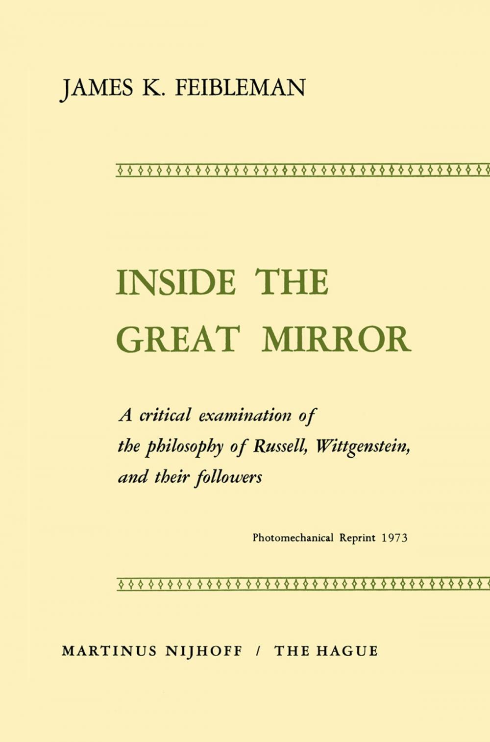 Big bigCover of Inside the Great Mirror