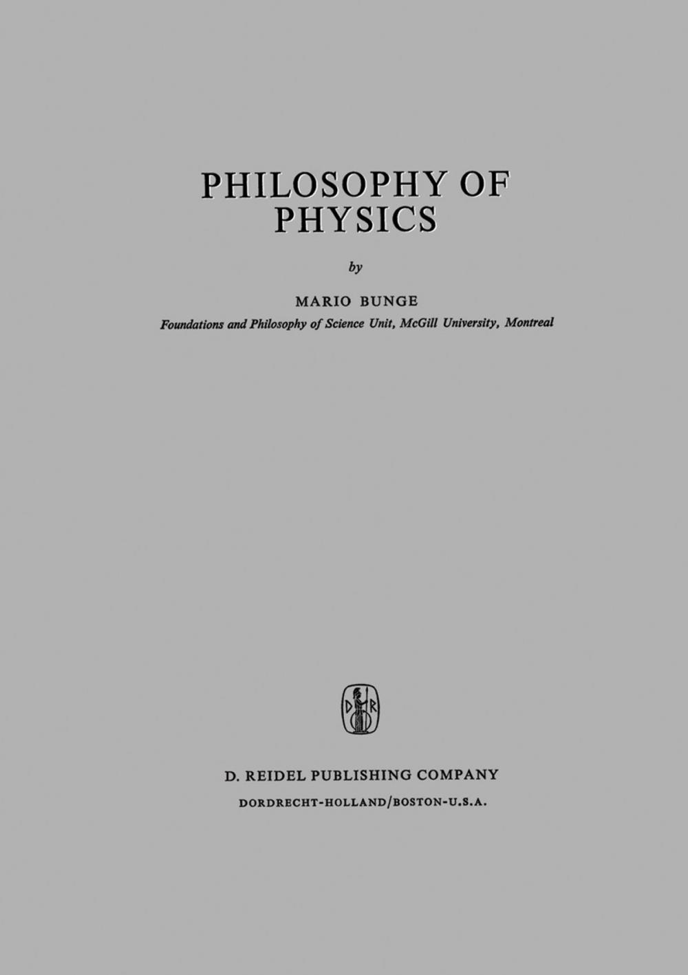 Big bigCover of Philosophy of Physics