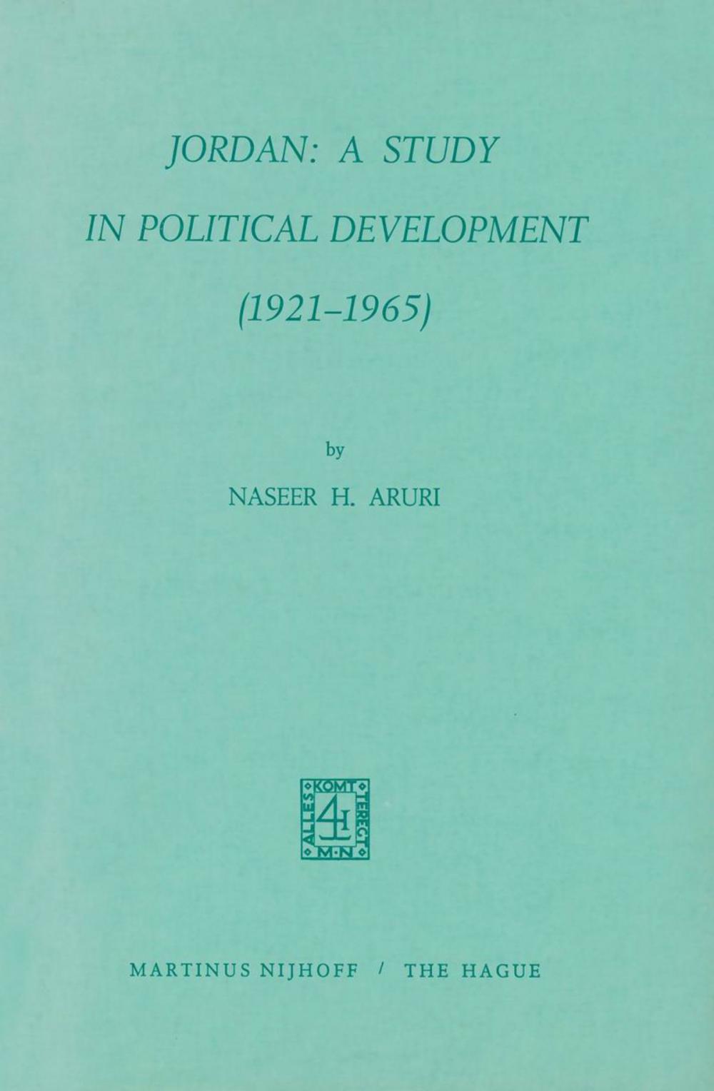 Big bigCover of Jordan: A Study in Political Development (1921–1965)