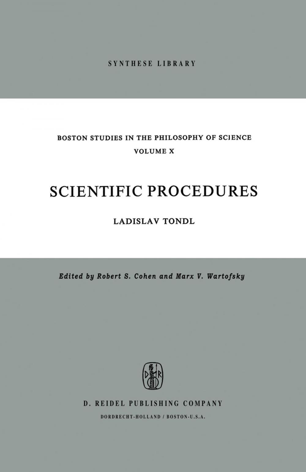 Big bigCover of Scientific Procedures