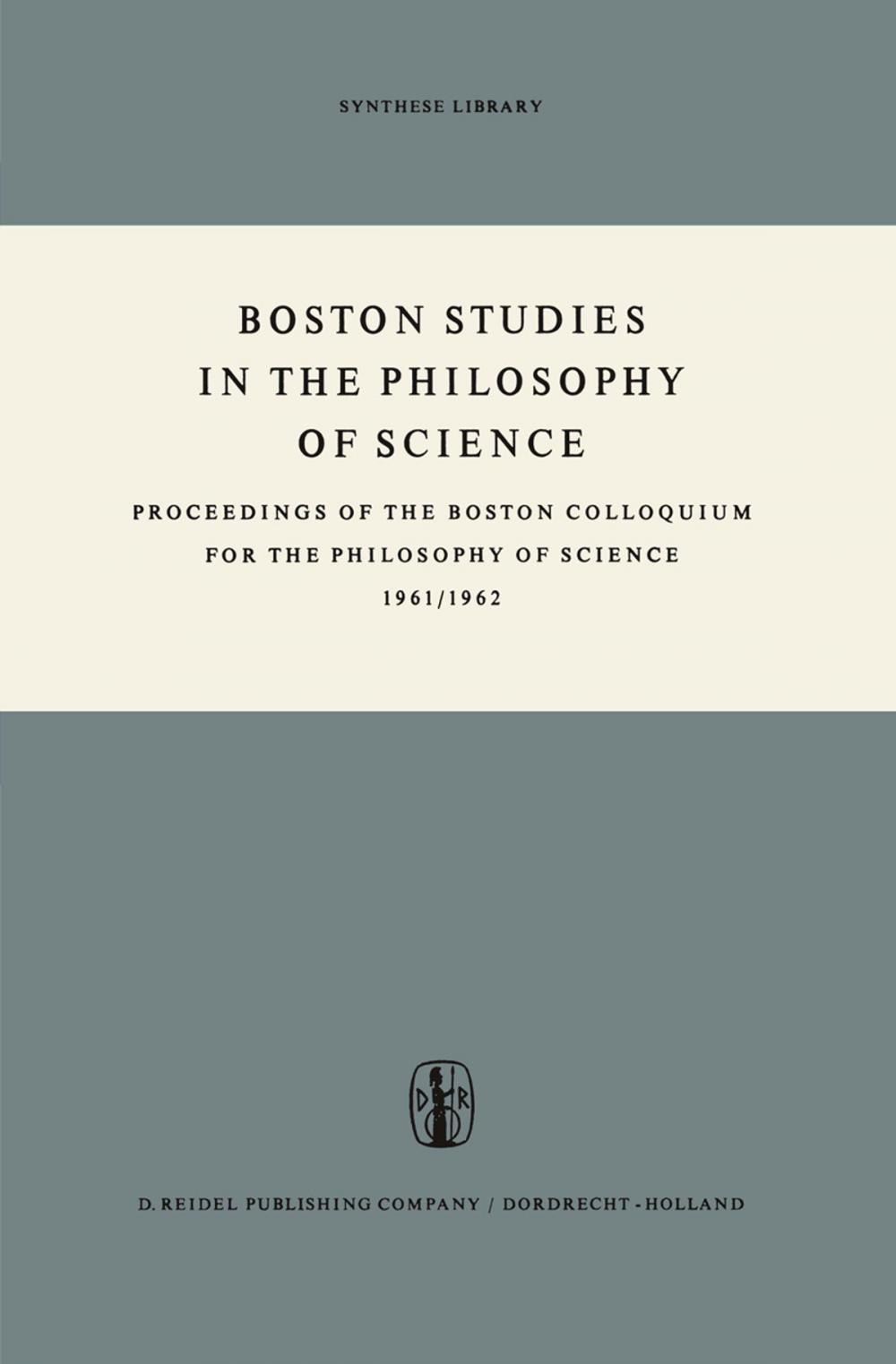 Big bigCover of Boston Studies in the Philosophy of Science