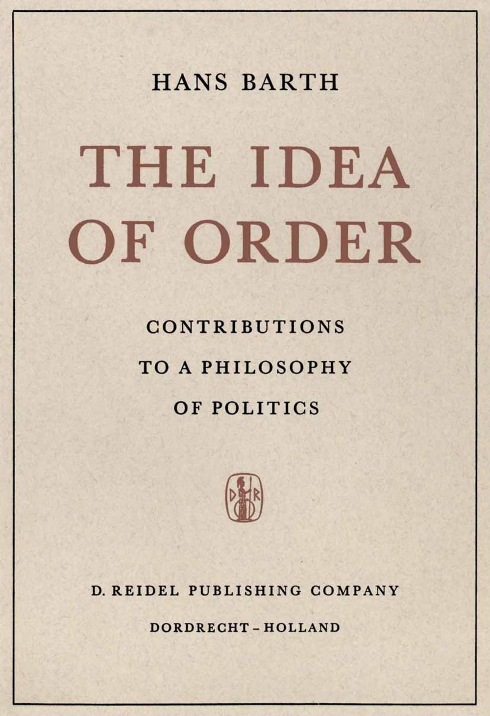 Big bigCover of The Idea of Order