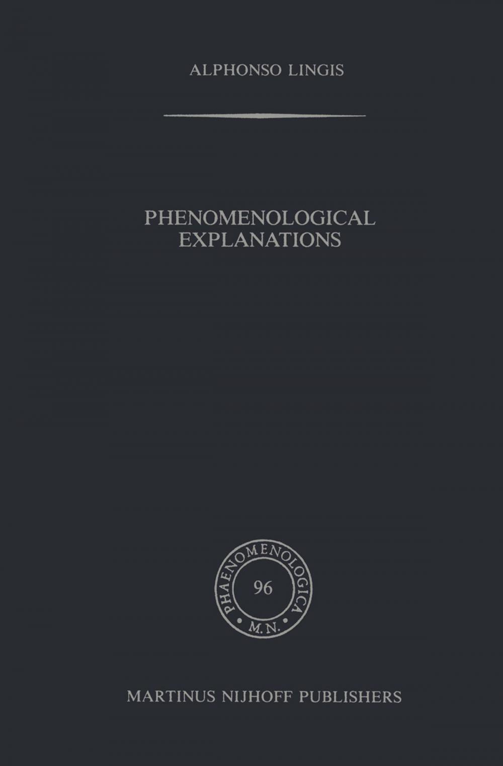 Big bigCover of Phenomenological Explanations