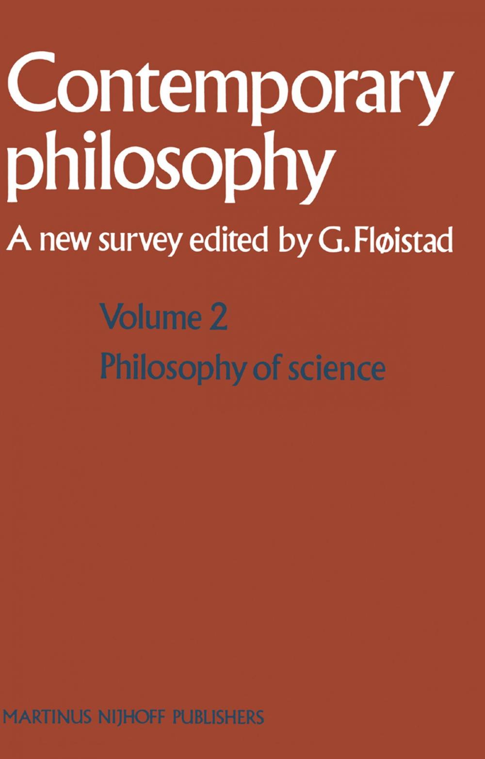 Big bigCover of La philosophie contemporaine / Contemporary philosophy