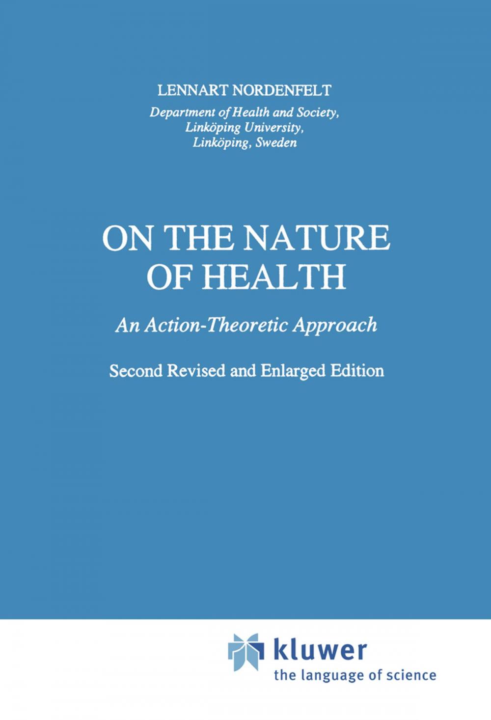 Big bigCover of On the Nature of Health