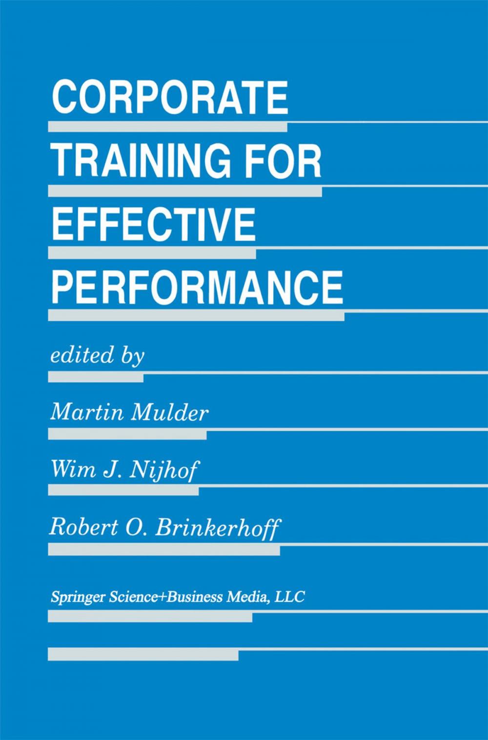 Big bigCover of Corporate Training for Effective Performance