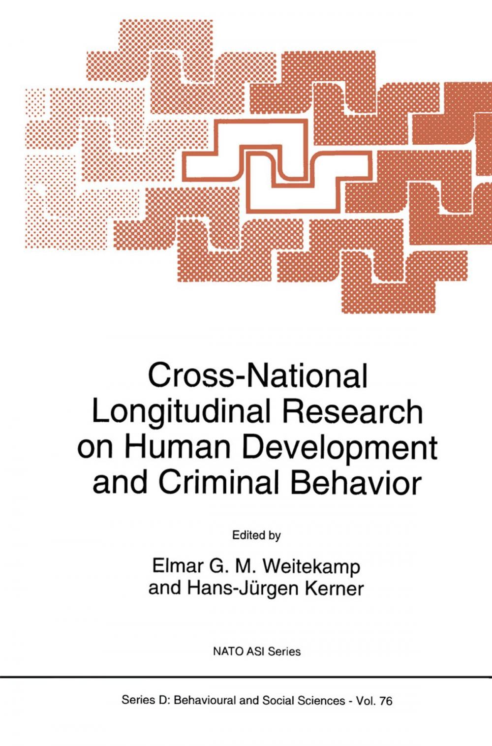 Big bigCover of Cross-National Longitudinal Research on Human Development and Criminal Behavior