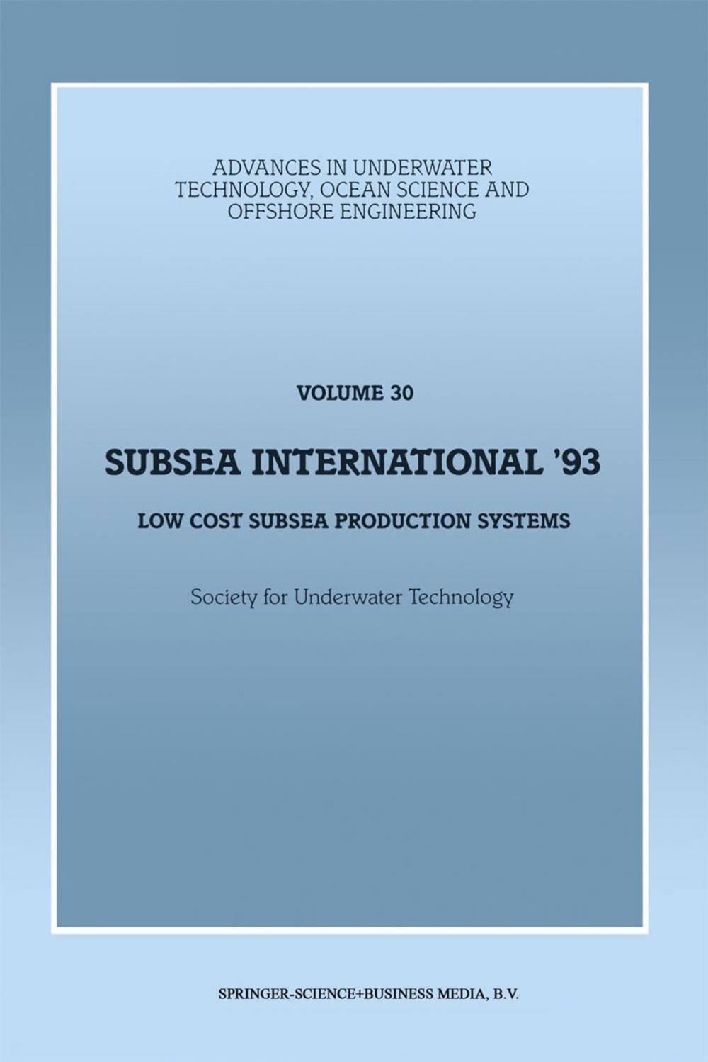 Big bigCover of Subsea International’ 93