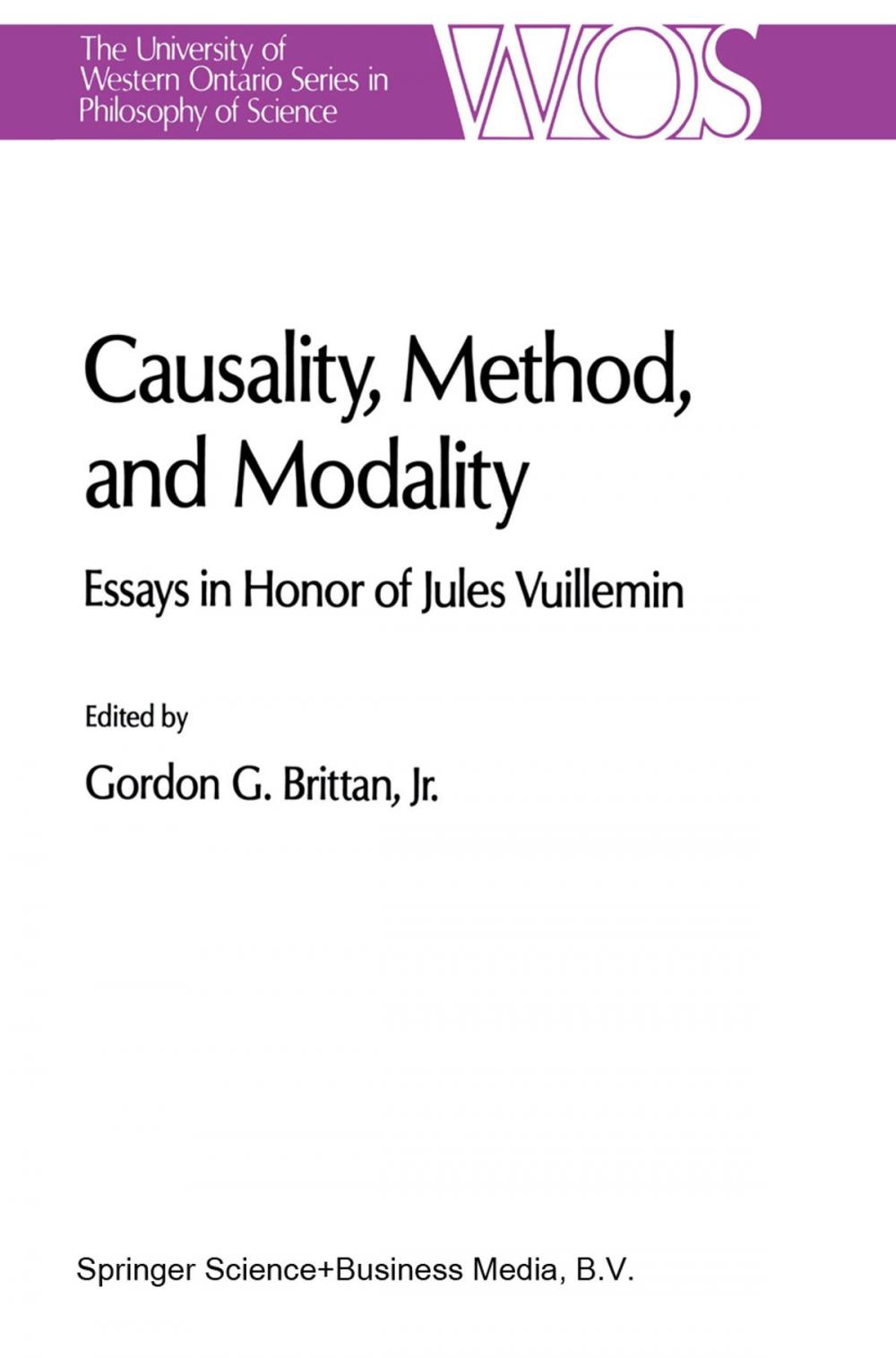 Big bigCover of Causality, Method, and Modality