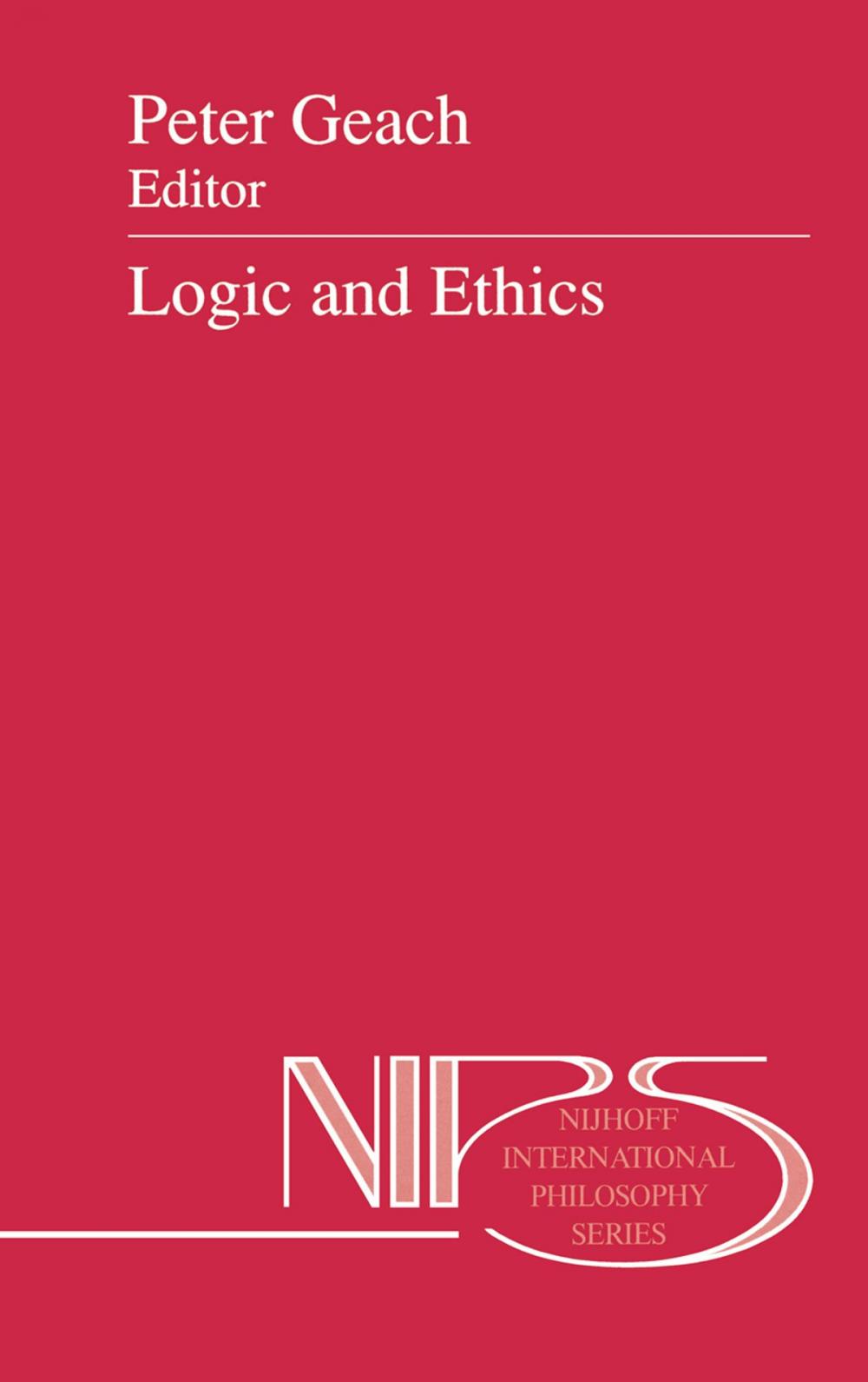 Big bigCover of Logic and Ethics