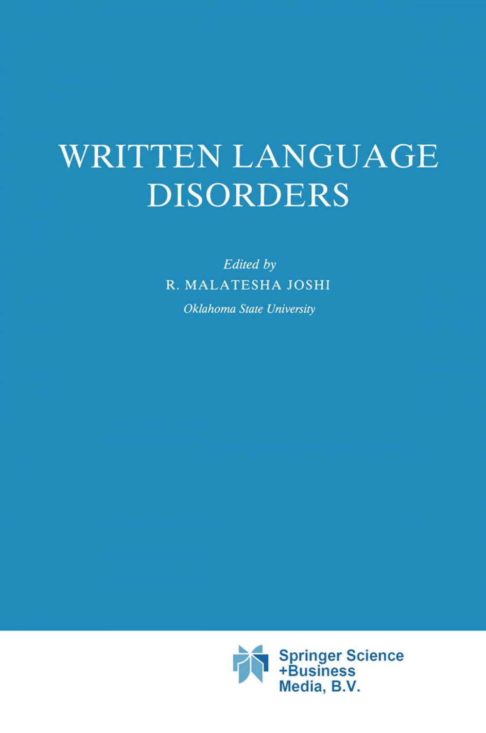 Big bigCover of Written Language Disorders