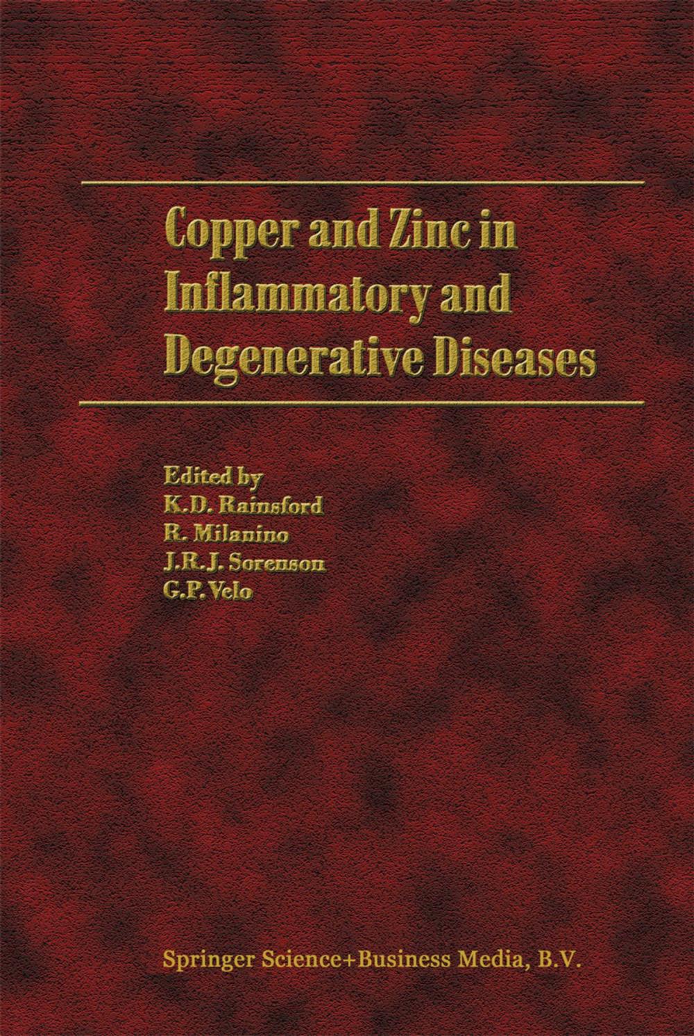 Big bigCover of Copper and Zinc in Inflammatory and Degenerative Diseases