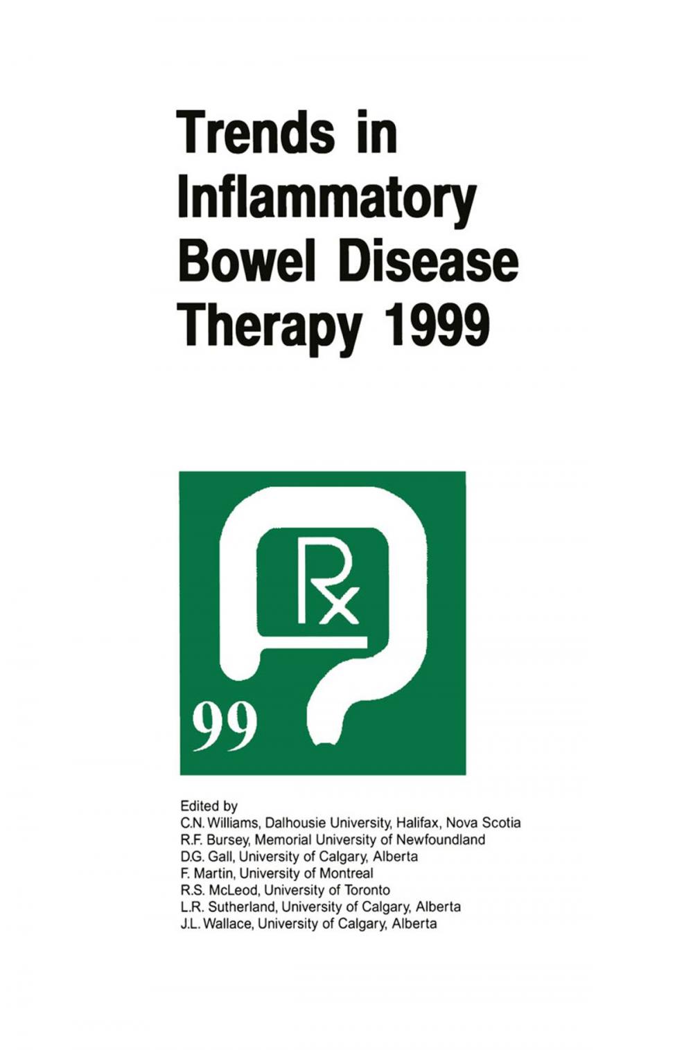 Big bigCover of Trends in Inflammatory Bowel Disease Therapy 1999