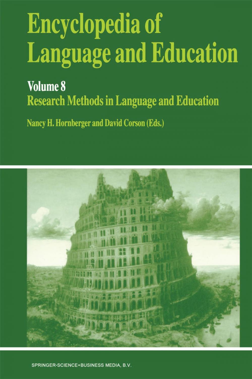 Big bigCover of Encyclopedia of Language and Education