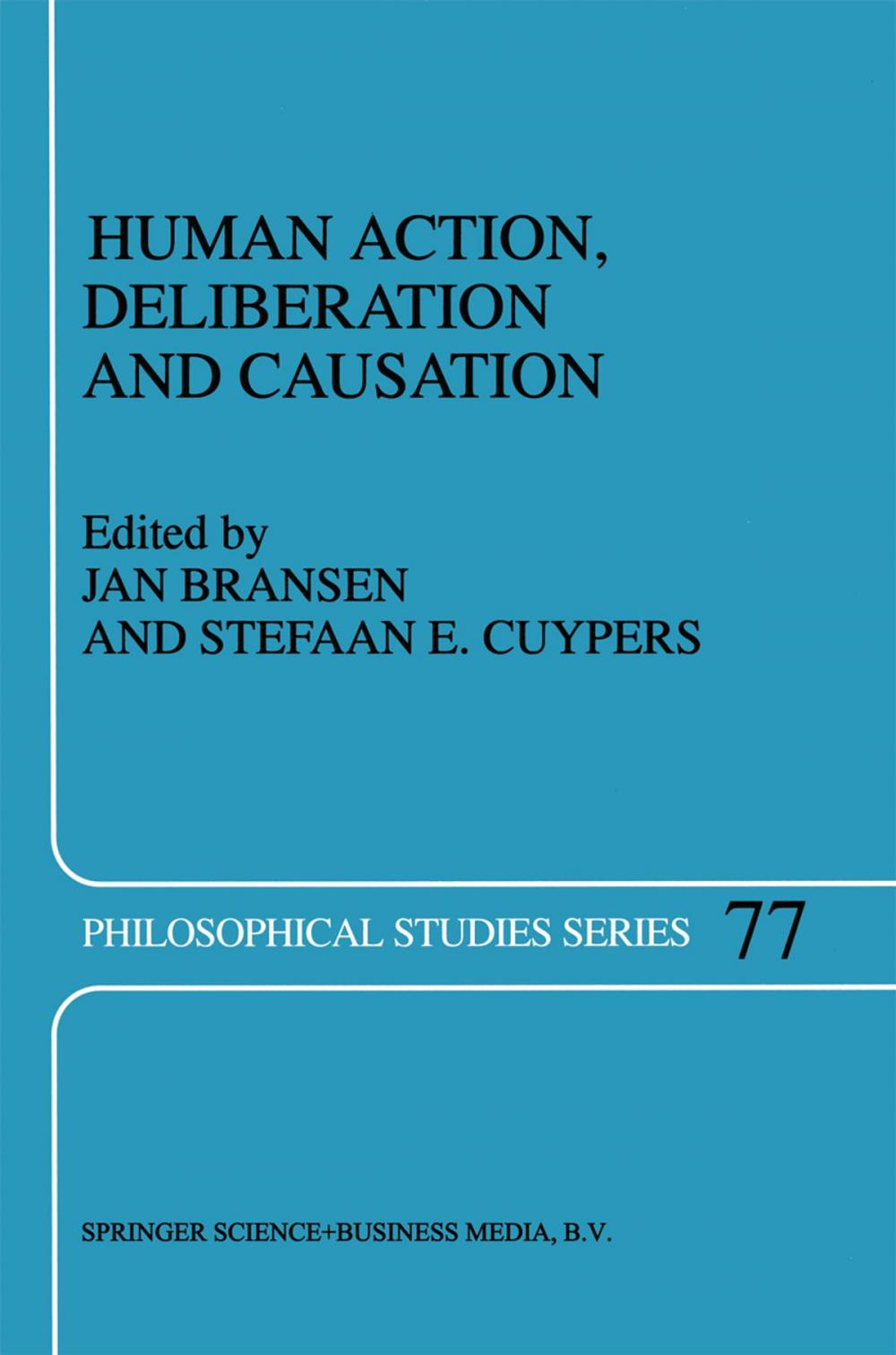 Big bigCover of Human Action, Deliberation and Causation